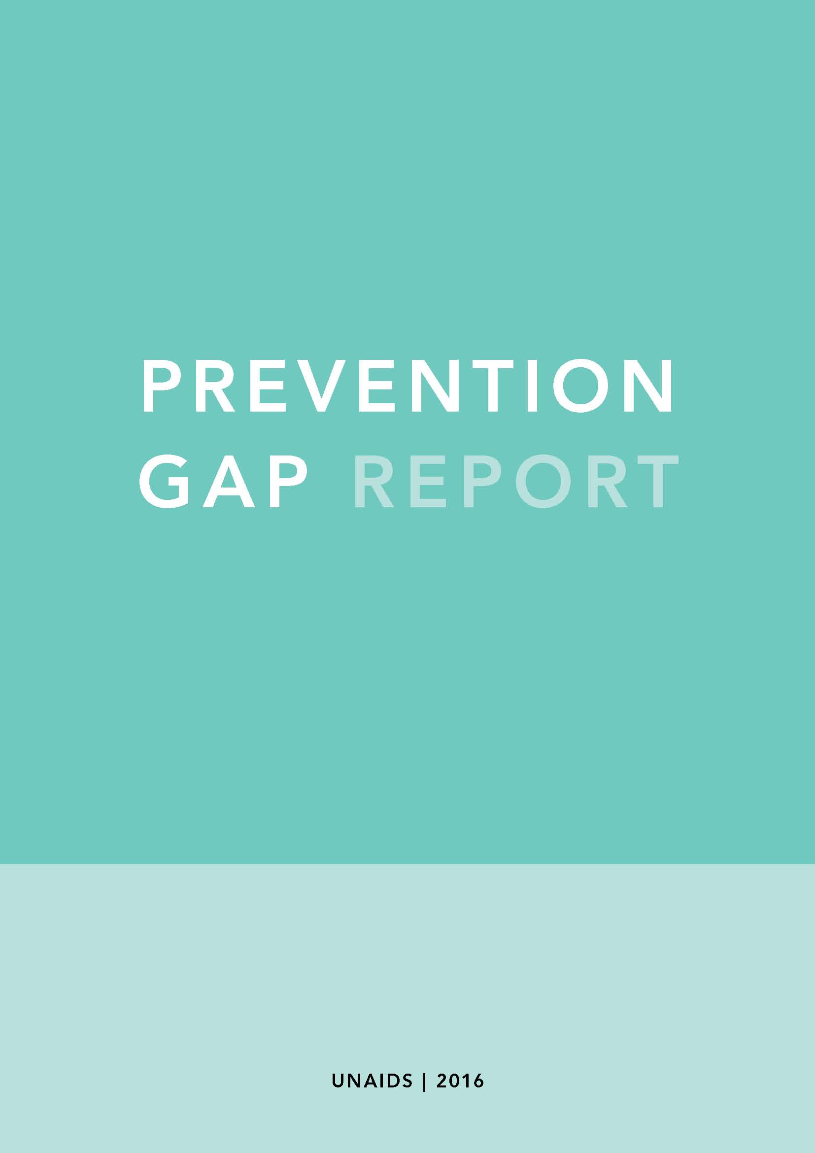 relatório sobre as lacunas de prevenção de 2016: Resumo