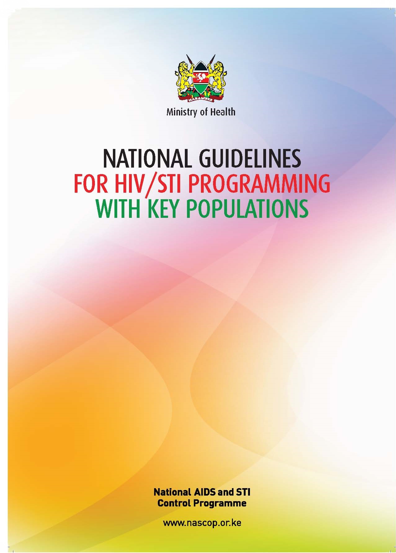 Lignes directrices nationales du PK 2014 NASCOP 1