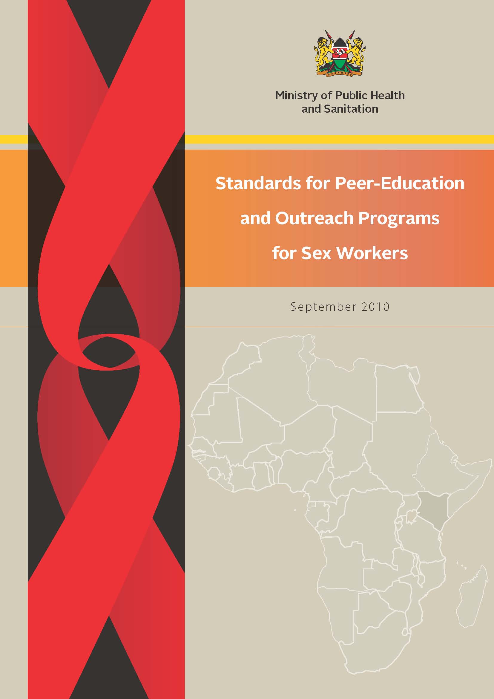 MdS(2010) Normas para el programa Peer E para trabajadoras del sexo Kenia 1