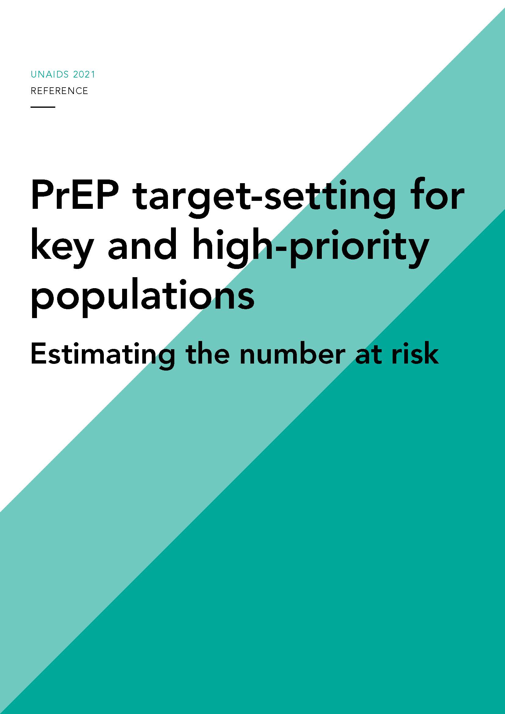 Definição do objetivo da PrEP: estimar o número de pessoas em risco
