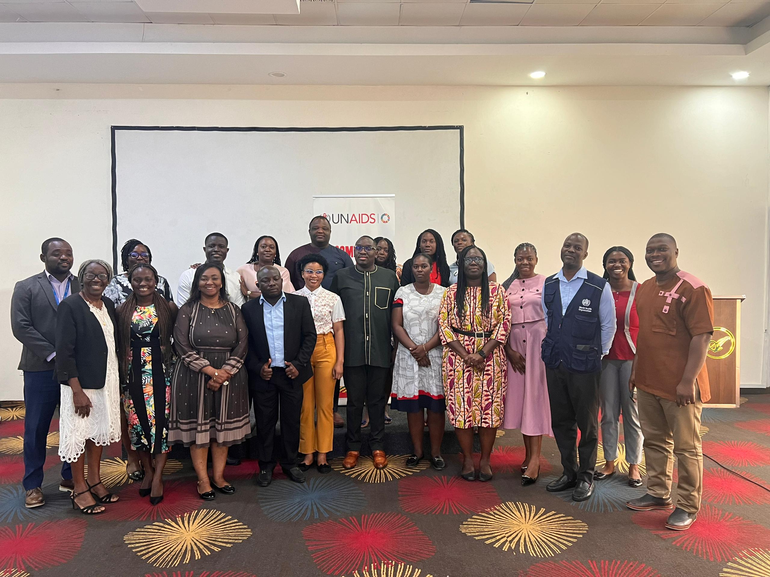 Participants in the AGYW stakeholder consultation meeting in Ghana