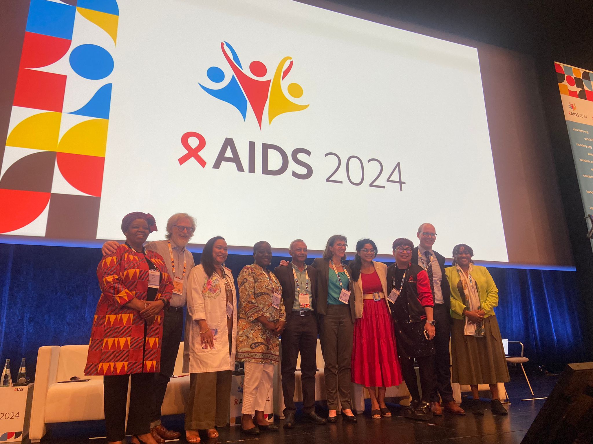 Panelists at the GPC satellite session at AIDS2024