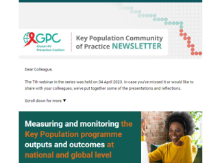 Key Population Community of Practice, April 2023