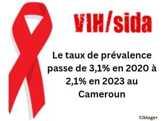 Imagen de la prevalencia del VIH en Camerún