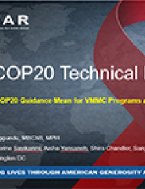 VMMC COP20 Technical Priorities: What Does PEPFAR COP20 Guidance Mean for VMMC Programs and Demand Creation? - Presentation