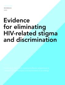 evidence eliminating stigma and discrimination cover