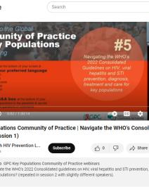 Navigate the WHO's consolidated guidelines (session 1)