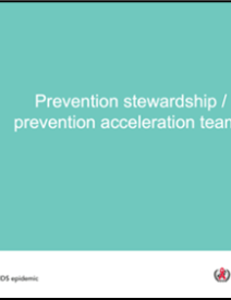Prevention Acceleration teams presentation
