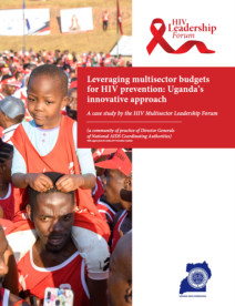 Aprovechar los presupuestos multisectoriales para la prevención del VIH - portada