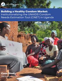 Construir um mercado saudável de preservativos: Institucionalização da Ferramenta de Estimativa das Necessidades de Preservativos da ONUSIDA (CNET) no Uganda