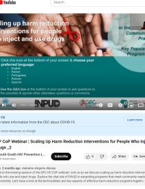 Scaling up harm reduction interventions for people who inject & use drugs 2