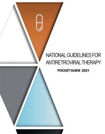 Directrizes nacionais para a terapia antirretroviral, guia de bolso 2021    