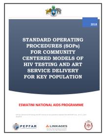Procedimentos operacionais normalizados para modelos de prestação de serviços de despistagem do VIH e de TARV centrados na comunidade para populações-chave 