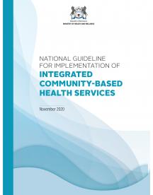 Botswanaational guideline for implementation of integrated community-based health services, November 2020