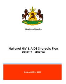 Plan stratégique national de lutte contre le VIH/sida 2018/19-2022/23 