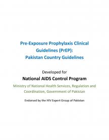 Lignes directrices cliniques sur la prophylaxie pré-exposition (PrEP) : Lignes directrices nationales pour le Pakistan