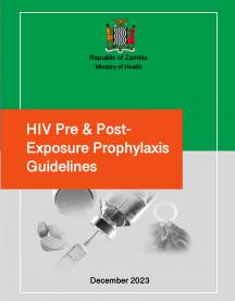 Directrices de profilaxis pre y postexposición al VIH de Zambia - cobertura
