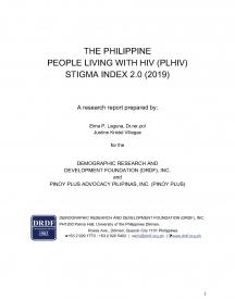O índice de estigma das pessoas filipinas que vivem com o VIH 2.0