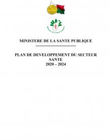 Plan de développement du secteur santé 2020-2024 
