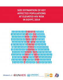 Size estimation of key affected populations at elevated HIV risk in Egypt, 2014 