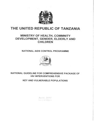 Tanzania KP GUIDELINE 1