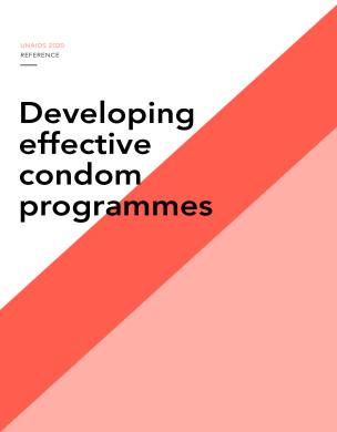 UNAIDS TechBrief préservatifs F6 SPREADS 1