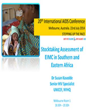 Stocktaking Assessment of EIMC in Southern and Eastern Africa