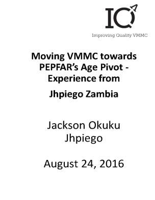 Moving VMMC Toward PEPFAR's Age Pivot – Experience from Jhpiego Zambia - thumbnail image