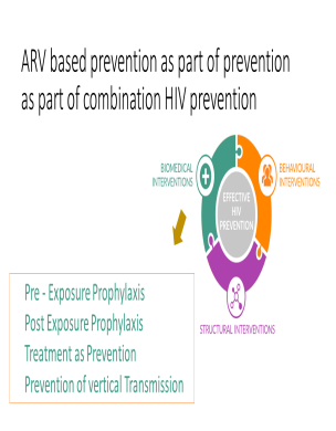 ARV-Based Prevention. Overview, Trends, Guidance
