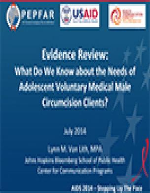 What Do We Know About the Needs of Adolescent VMMC Clients