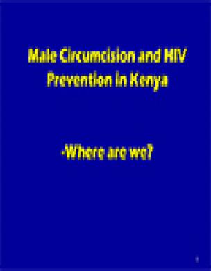 Male Circumcision and HIV Prevention: Operations Research Implications