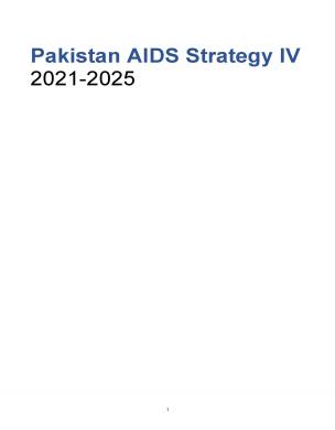 Paquistão Estratégia de luta contra a SIDA IV 2021-2025