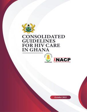 Directrizes consolidadas para o tratamento do VIH no Gana