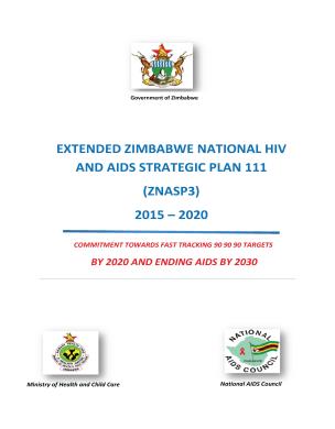 Plano estratégico nacional alargado do Zimbabué para o VIH e a SIDA III 2015-2020-(ZNASP3) 2015-2020