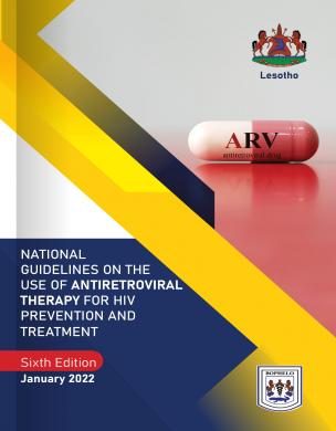 Lignes directrices nationales sur l'utilisation de la thérapie antirétrovirale pour la prévention et le traitement du VIH, sixième édition, janvier 2022 