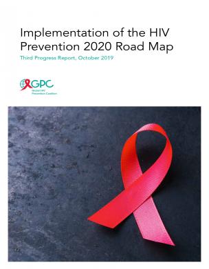 Mise en œuvre de la feuille de route Prévention du VIH 2020, troisième rapport d'étape, octobre 2019