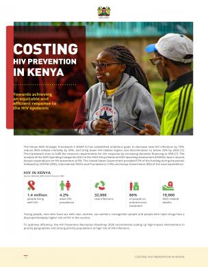 Coût de la prévention du VIH au Kenya 