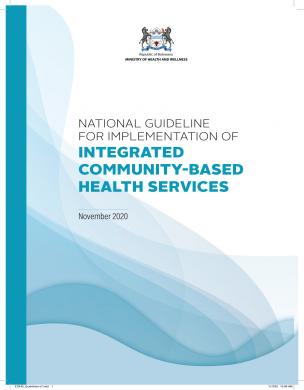 Lignes directrices du Botswana pour la mise en œuvre de services de santé communautaires intégrés, novembre 2020