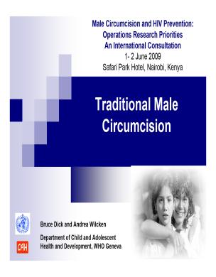 Traditional male circumcision - cover