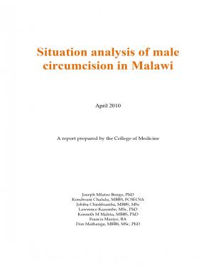 Análisis de la situación de la circuncisión masculina en Malawi - portada