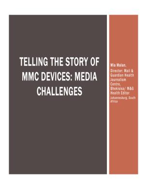 Contar a história dos dispositivos MMC: Desafios dos media - capa