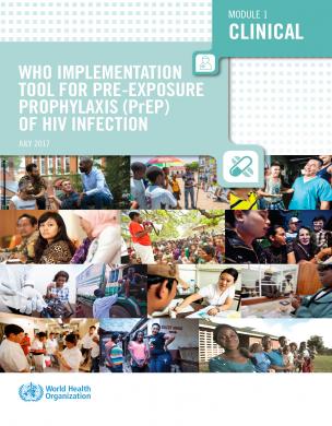 WHO implementation tool for pre-exposure prophylaxis of HIV infection