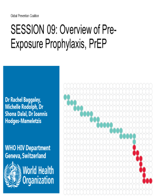Overview of Pre-Exposure Prophylaxis, PrEP