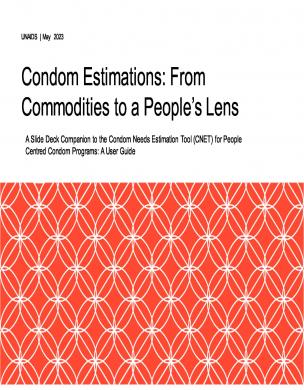Condom estimations