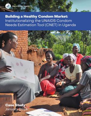 Construir um mercado saudável de preservativos: Institucionalização da Ferramenta de Estimativa das Necessidades de Preservativos da ONUSIDA (CNET) no Uganda