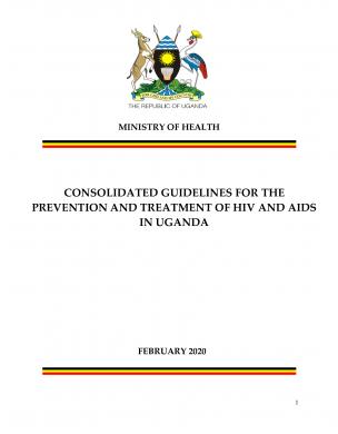 Directrizes consolidadas para a prevenção e o tratamento do VIH e da SIDA no Uganda  