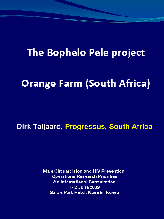 O projeto Bophelo Pele Orange Farm - capa