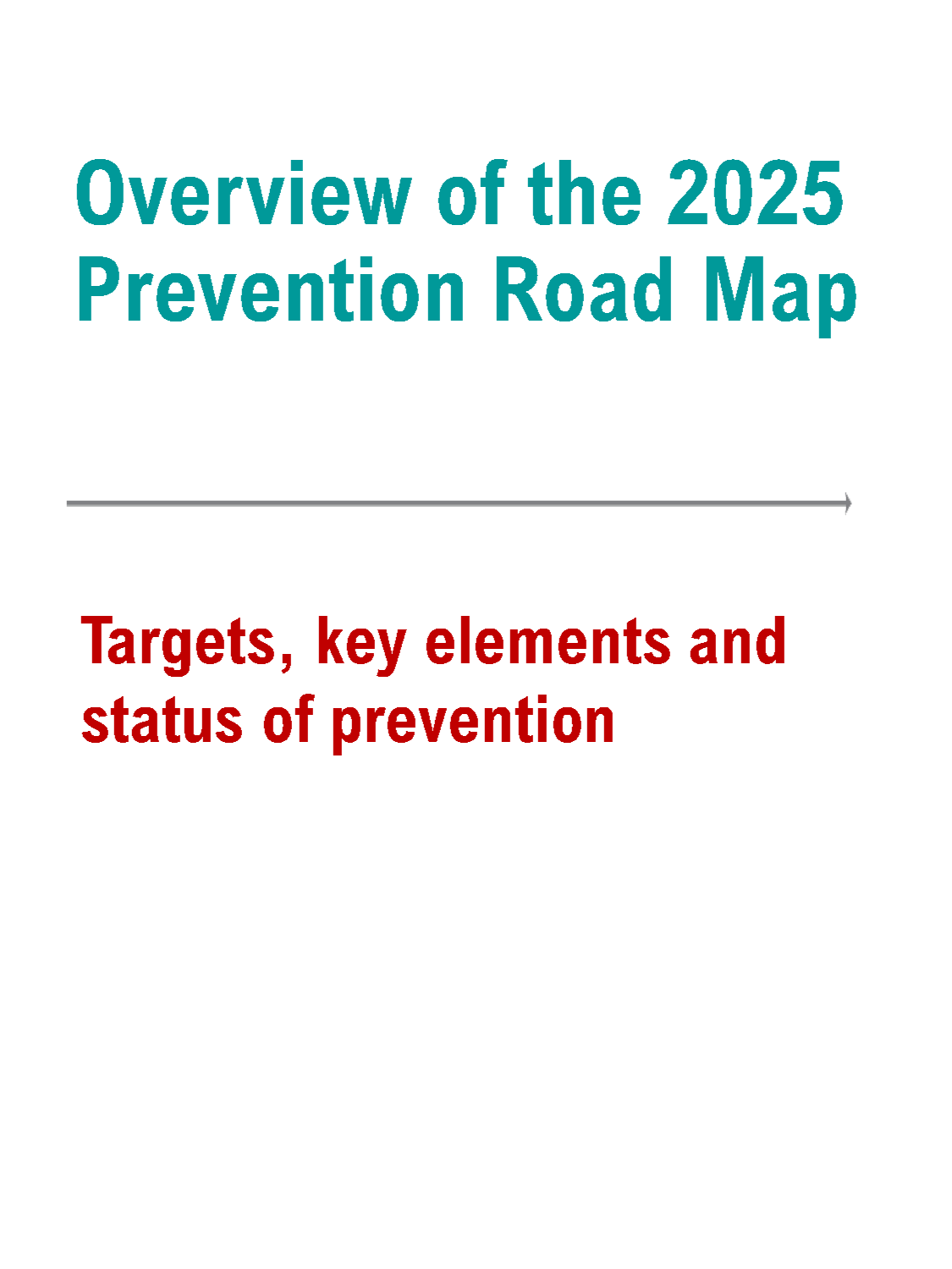 visão geral do roteiro de prevenção 2025 