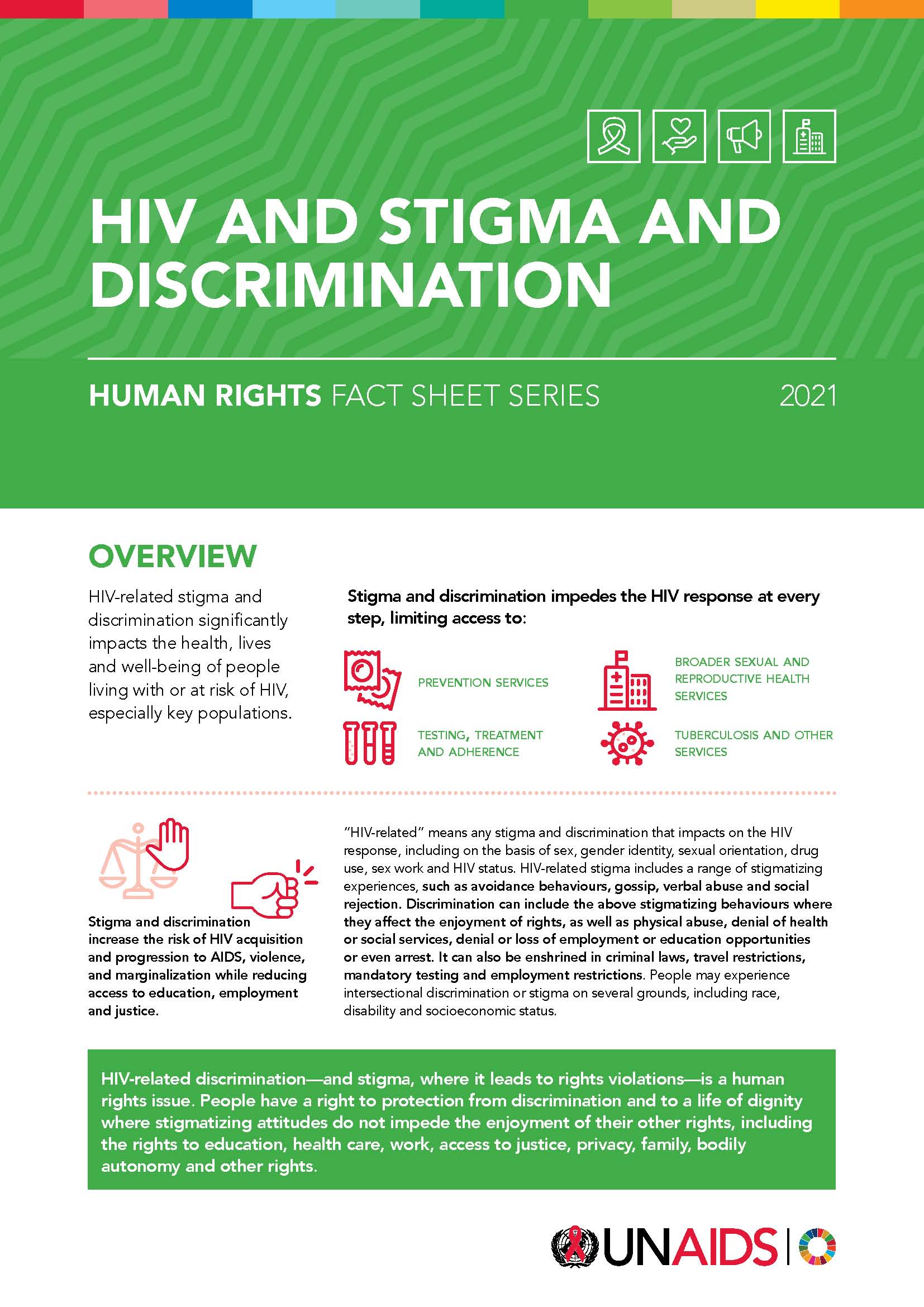 HIV and stigma and discrimination
