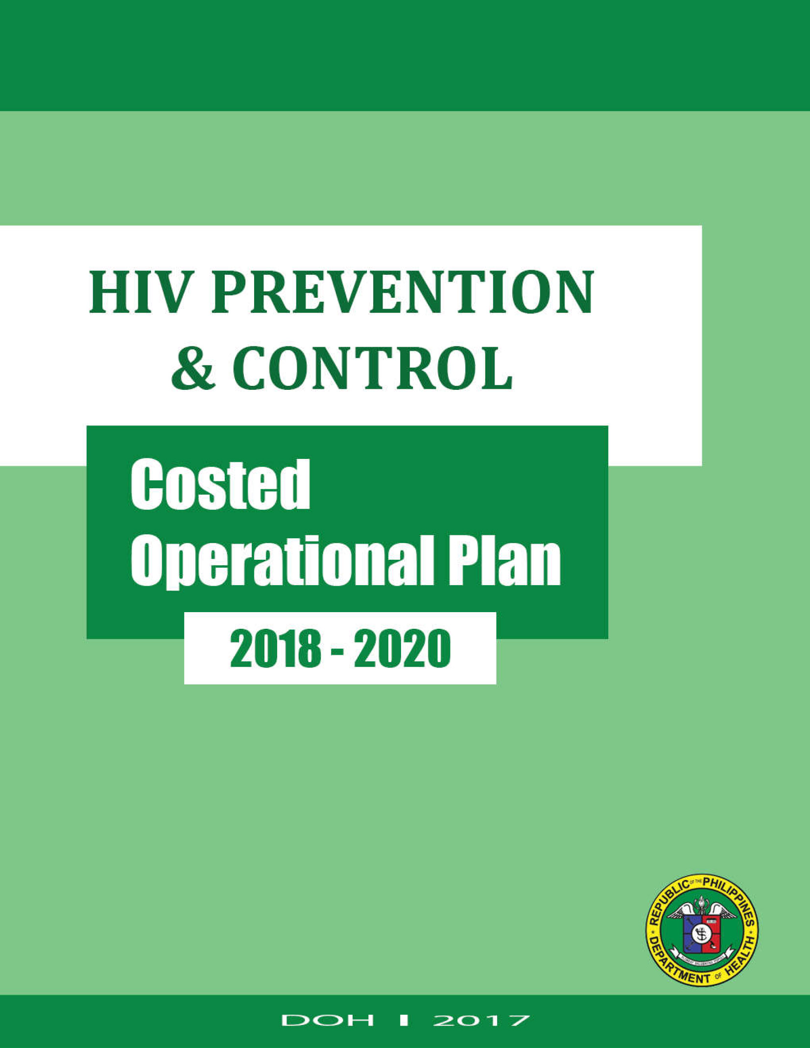 Plano operacional custeado para a prevenção e controlo do VIH nas Filipinas 2018-2020